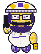 A little plush toy of Reno with a big mustache